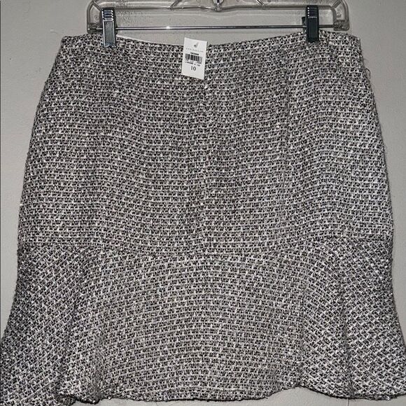 Ann Taylor Black and White A-Line Mini Skirt - Picture 11 of 11